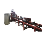 CNC Flat Steel  Punching & Cutting Line -plate width 120mm，hole φ40mm 